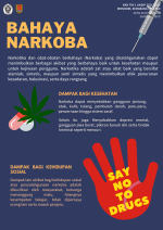 Poster Bahaya Narkoba - Say No To Drugs