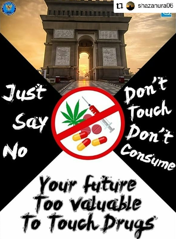 Just Say No To Drug, Dont Touch Dont Consume