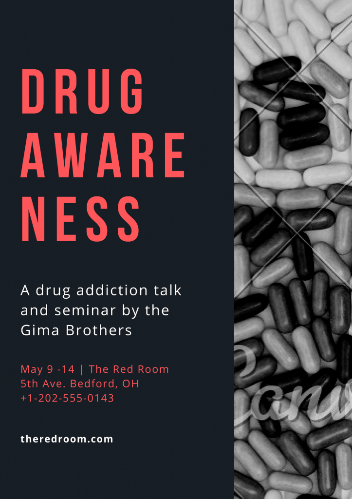 A drug addiction talk and seminar