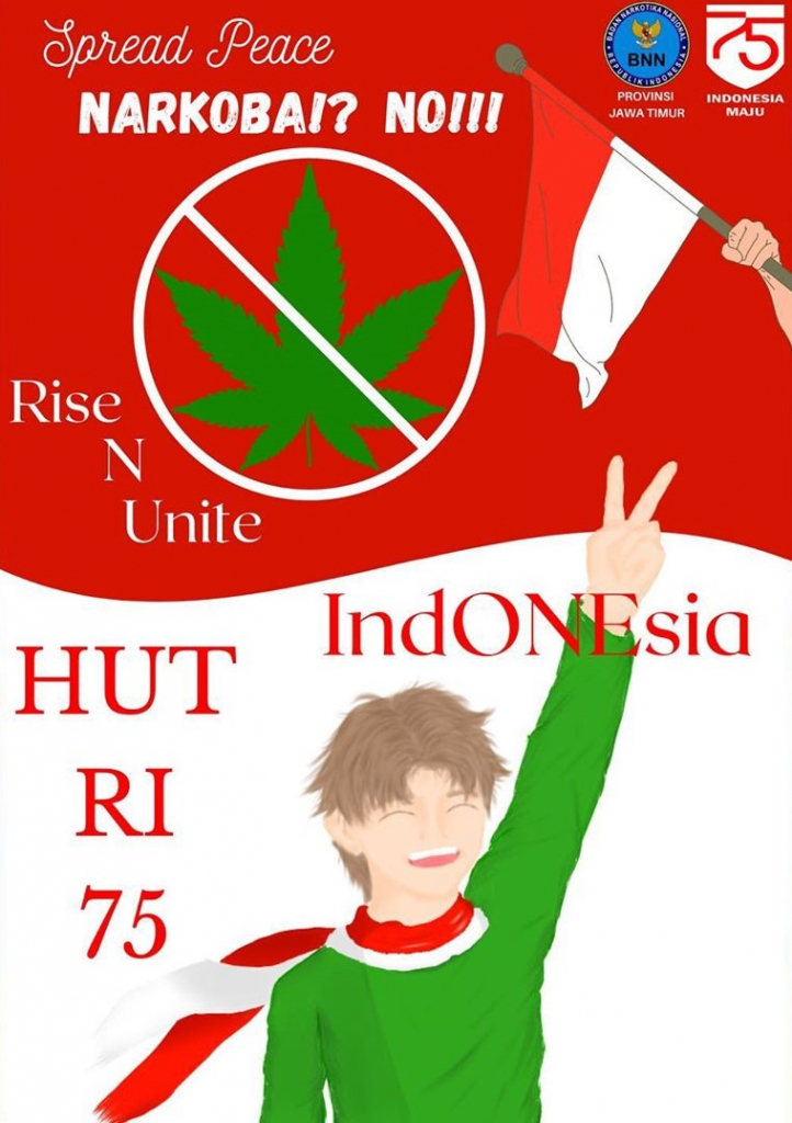Spread Peace, Narkoba No, Rise N Unite, HUT RI 75