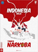 Indonesia Maju Tanpa Narkoba, Dirgayahu Indonesia ke 75